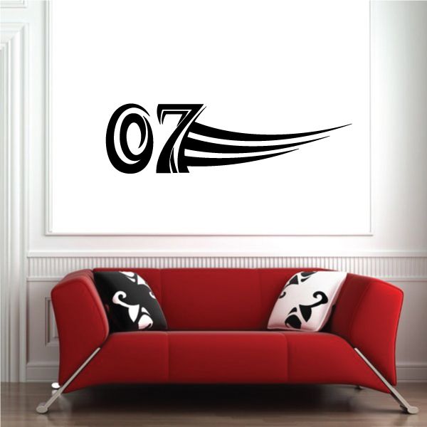 Tribal Pinstripe Wall Decal - Vinyl Decal - Car Decal - 159