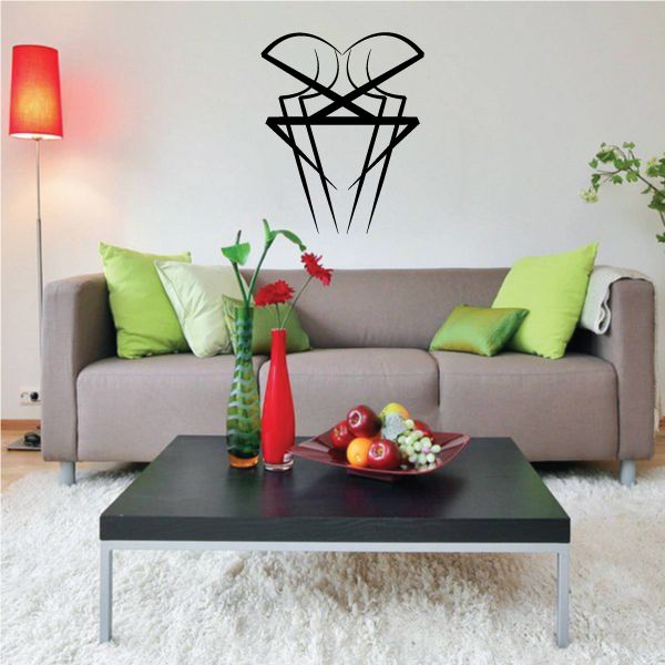 Tribal Pinstripe Wall Decal - Vinyl Decal - Car Decal - 171