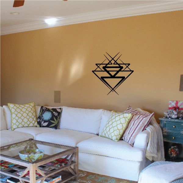 Tribal Pinstripe Wall Decal - Vinyl Decal - Car Decal - 181