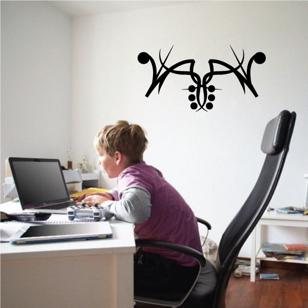 Tribal Pinstripe Wall Decal - Vinyl Decal - Car Decal - 226