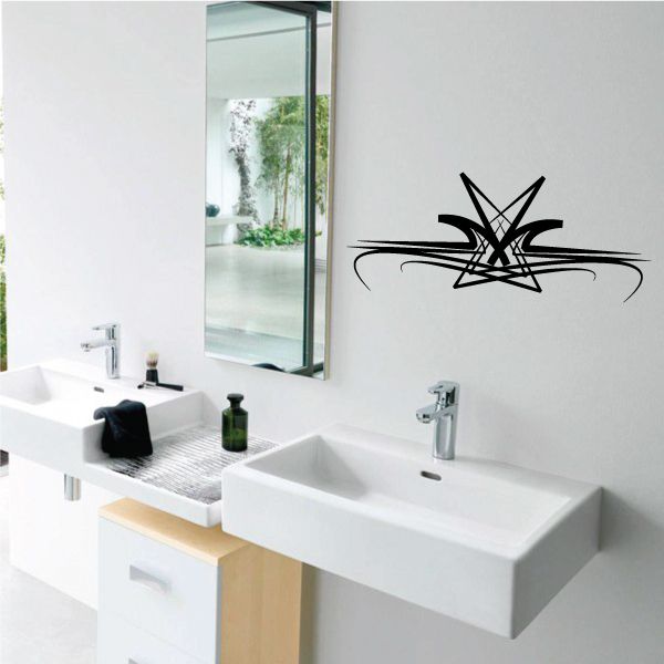 Tribal Pinstripe Wall Decal - Vinyl Decal - Car Decal - 255