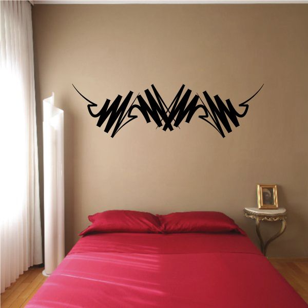 Tribal Pinstripe Wall Decal - Vinyl Decal - Car Decal - 283