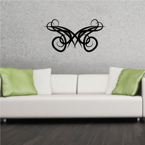 Tribal Pinstripe Wall Decal - Vinyl Decal - Car Decal - 292