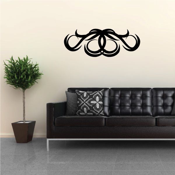 Tribal Pinstripe Wall Decal - Vinyl Decal - Car Decal - 296