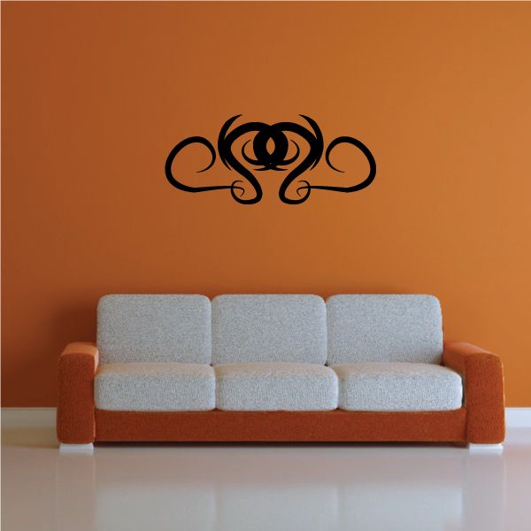 Tribal Pinstripe Wall Decal - Vinyl Decal - Car Decal - 297
