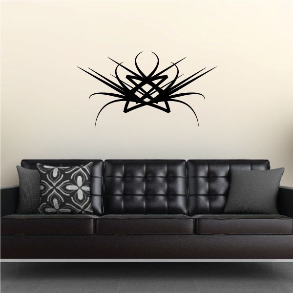 Tribal Pinstripe Wall Decal - Vinyl Decal - Car Decal - 299