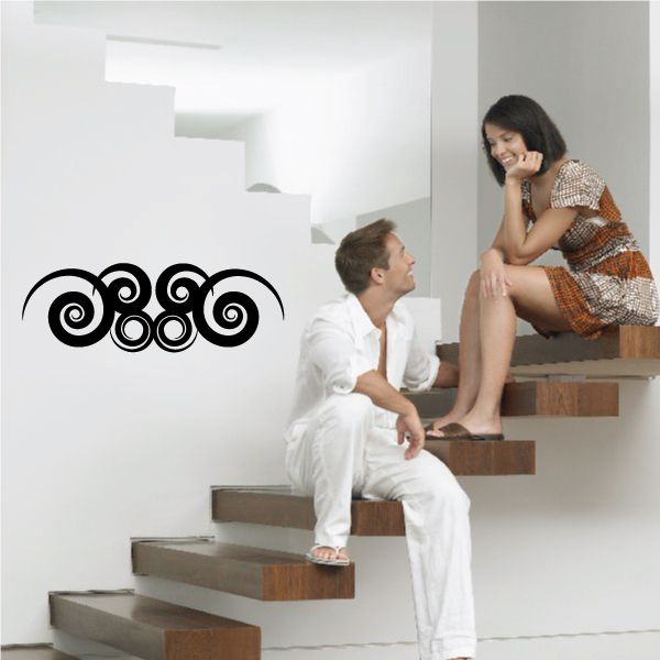 Tribal Pinstripe Wall Decal - Vinyl Decal - Car Decal - 307