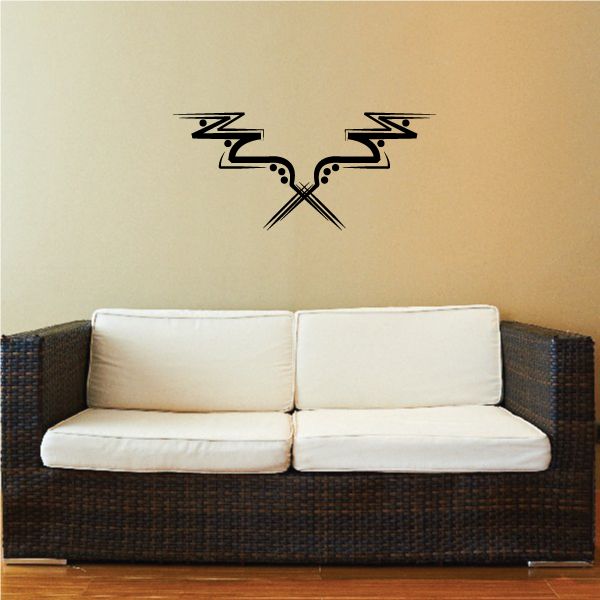 Tribal Pinstripe Wall Decal - Vinyl Decal - Car Decal - 327