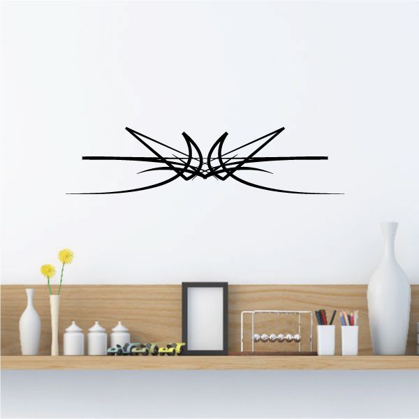 Tribal Pinstripe Wall Decal - Vinyl Decal - Car Decal - 332