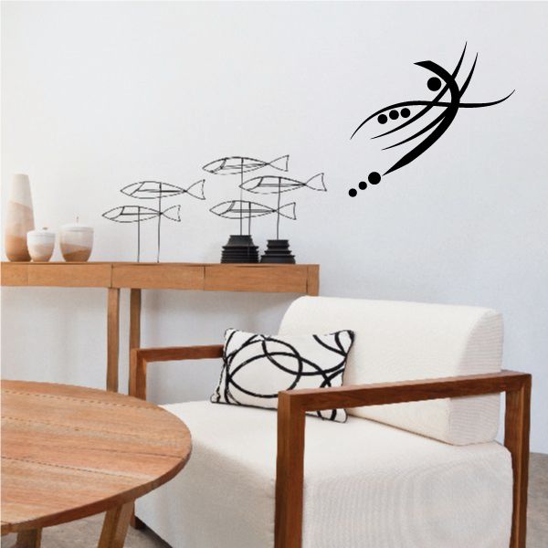 Tribal Pinstripe Wall Decal - Vinyl Decal - Car Decal - 337