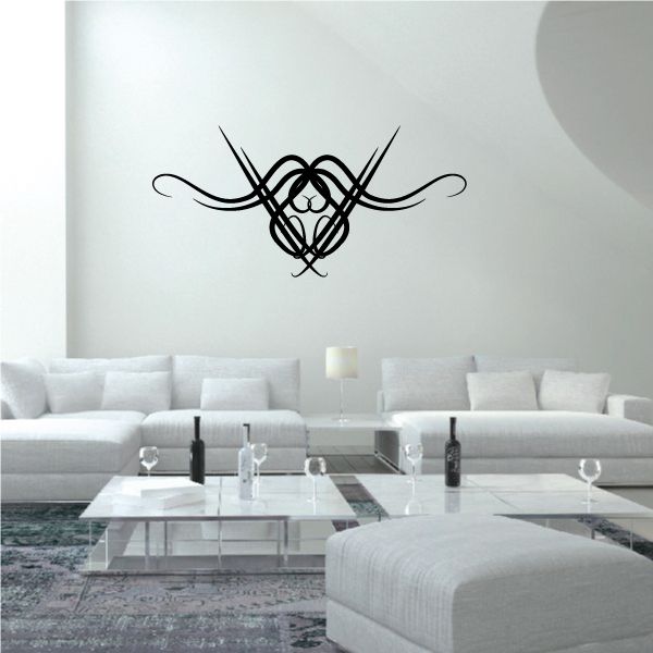 Tribal Pinstripe Wall Decal - Vinyl Decal - Car Decal - 338