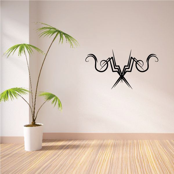 Tribal Pinstripe Wall Decal - Vinyl Decal - Car Decal - 352