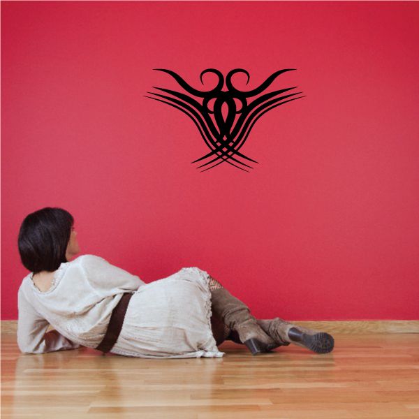 Tribal Pinstripe Wall Decal - Vinyl Decal - Car Decal - 354