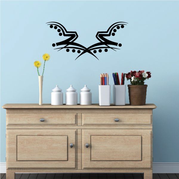 Tribal Pinstripe Wall Decal - Vinyl Decal - Car Decal - 355