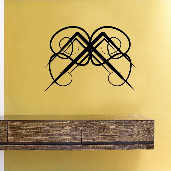 Tribal Pinstripe Wall Decal - Vinyl Decal - Car Decal - 367