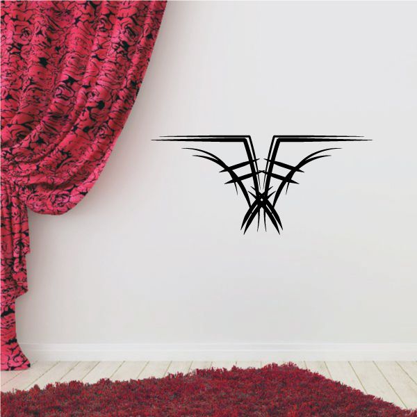Tribal Pinstripe Wall Decal - Vinyl Decal - Car Decal - 371