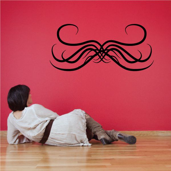 Tribal Pinstripe Wall Decal - Vinyl Decal - Car Decal - 373