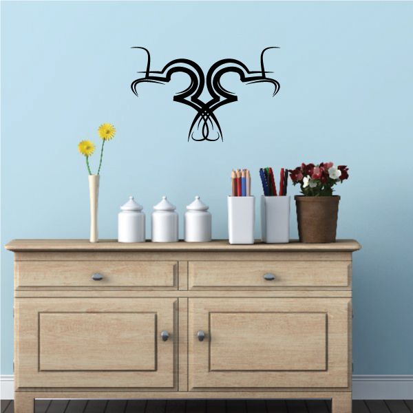 Tribal Pinstripe Wall Decal - Vinyl Decal - Car Decal - 379