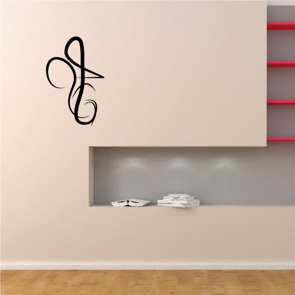 Tribal Pinstripe Wall Decal - Vinyl Decal - Car Decal - 382