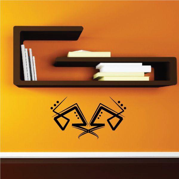 Tribal Pinstripe Wall Decal - Vinyl Decal - Car Decal - 389