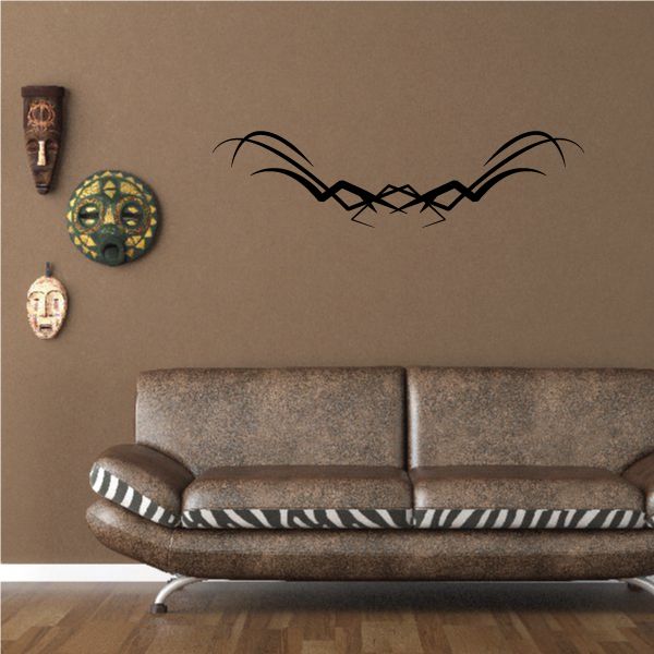 Tribal Pinstripe Wall Decal - Vinyl Decal - Car Decal - 391
