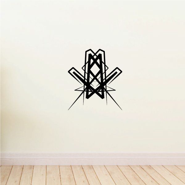 Tribal Pinstripe Wall Decal - Vinyl Decal - Car Decal - 393
