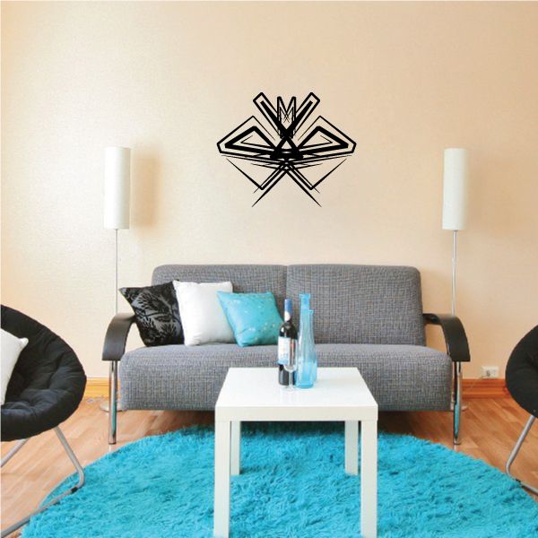 Tribal Pinstripe Wall Decal - Vinyl Decal - Car Decal - 394