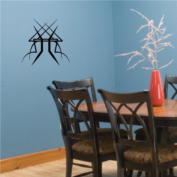 Tribal Pinstripe Wall Decal - Vinyl Decal - Car Decal - 402