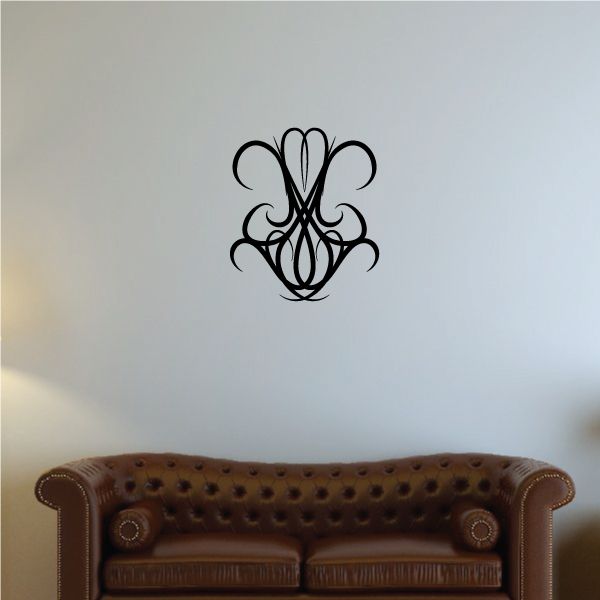Tribal Pinstripe Wall Decal - Vinyl Decal - Car Decal - 420