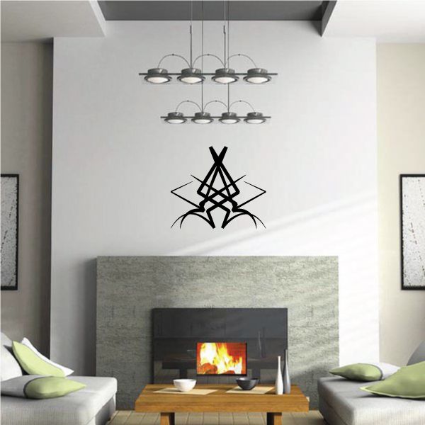Tribal Pinstripe Wall Decal - Vinyl Decal - Car Decal - 436