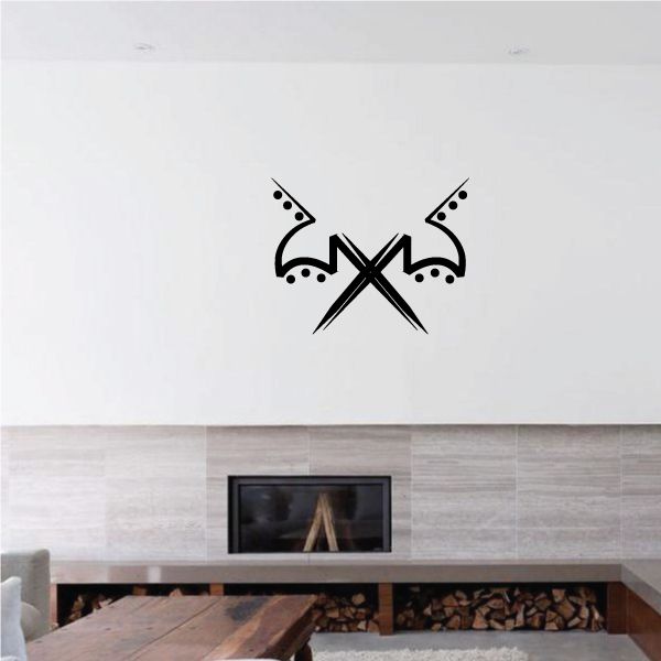 Tribal Pinstripe Wall Decal - Vinyl Decal - Car Decal - 438