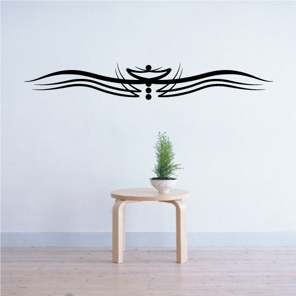 Tribal Pinstripe Wall Decal - Vinyl Decal - Car Decal - 467
