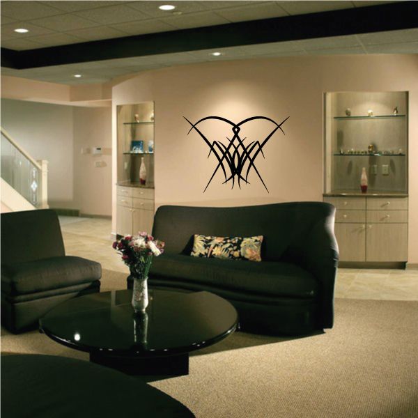 Tribal Pinstripe Wall Decal - Vinyl Decal - Car Decal - 468