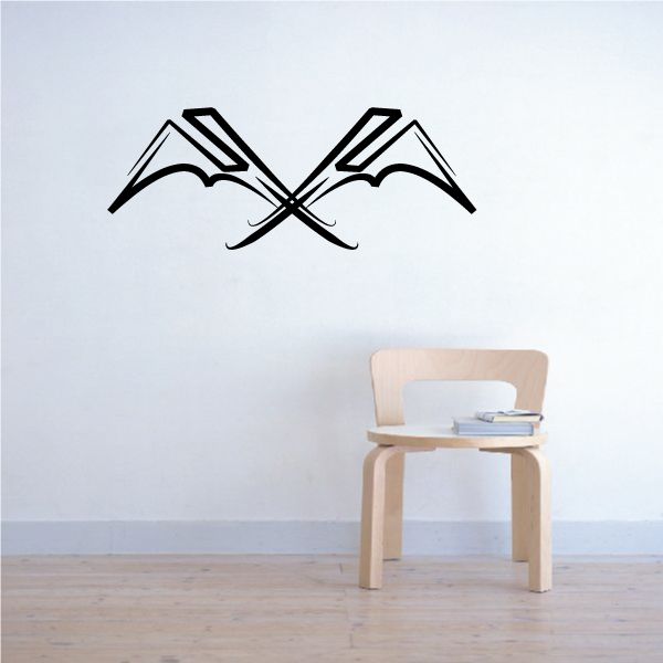 Tribal Pinstripe Wall Decal - Vinyl Decal - Car Decal - 471