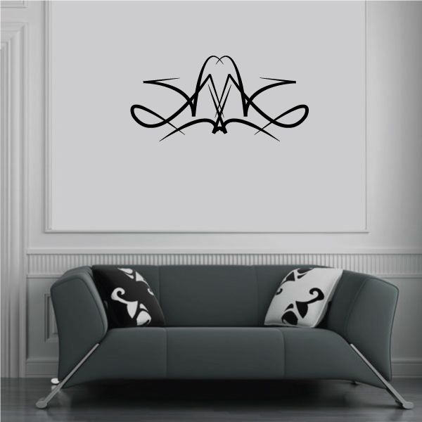 Tribal Pinstripe Wall Decal - Vinyl Decal - Car Decal - 474