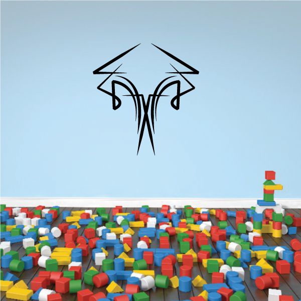 Tribal Pinstripe Wall Decal - Vinyl Decal - Car Decal - 490