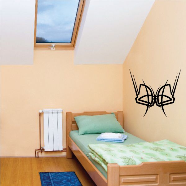 Tribal Pinstripe Wall Decal - Vinyl Decal - Car Decal - 492