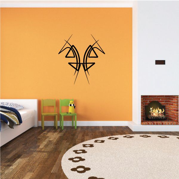 Tribal Pinstripe Wall Decal - Vinyl Decal - Car Decal - 495