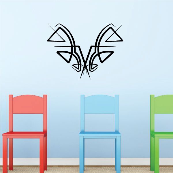 Tribal Pinstripe Wall Decal - Vinyl Decal - Car Decal - 498