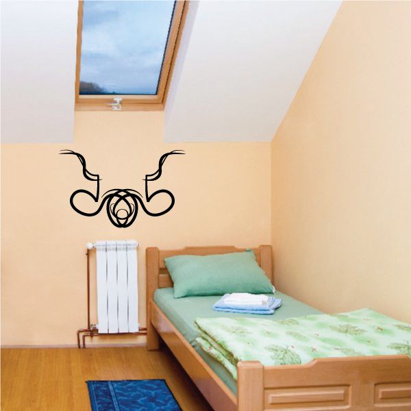 Tribal Pinstripe Wall Decal - Vinyl Decal - Car Decal - 499