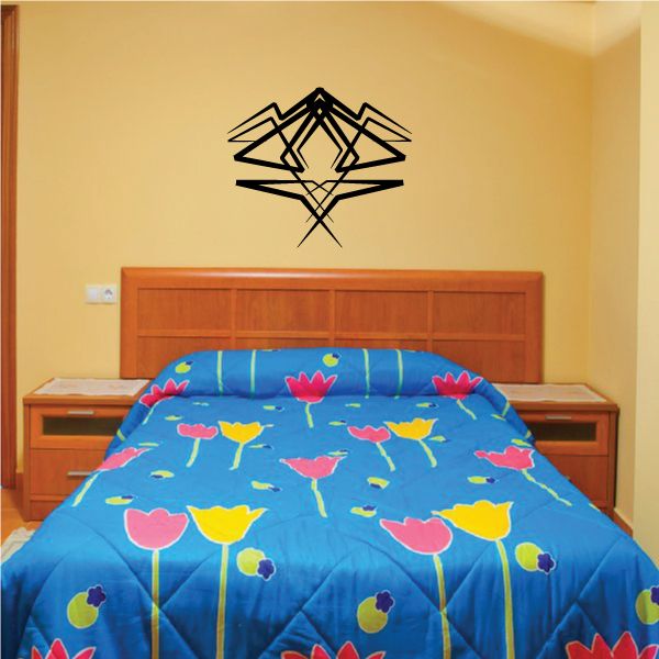Tribal Pinstripe Wall Decal - Vinyl Decal - Car Decal - 529