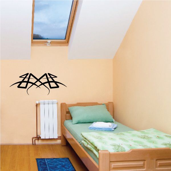 Tribal Pinstripe Wall Decal - Vinyl Decal - Car Decal - 531