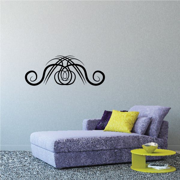 Tribal Pinstripe Wall Decal - Vinyl Decal - Car Decal - 534