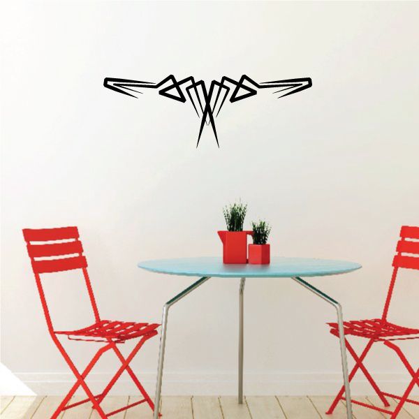 Tribal Pinstripe Wall Decal - Vinyl Decal - Car Decal - 544