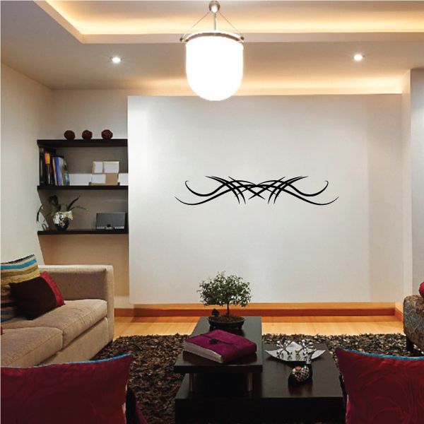 Tribal Pinstripe Wall Decal - Vinyl Decal - Car Decal - 560