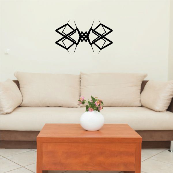 Tribal Pinstripe Wall Decal - Vinyl Decal - Car Decal - 572