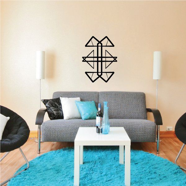 Tribal Pinstripe Wall Decal - Vinyl Decal - Car Decal - 576
