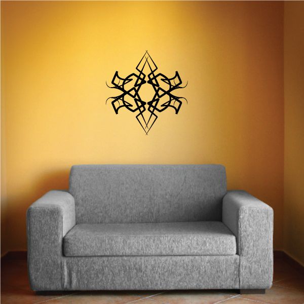 Tribal Pinstripe Wall Decal - Vinyl Decal - Car Decal - 580