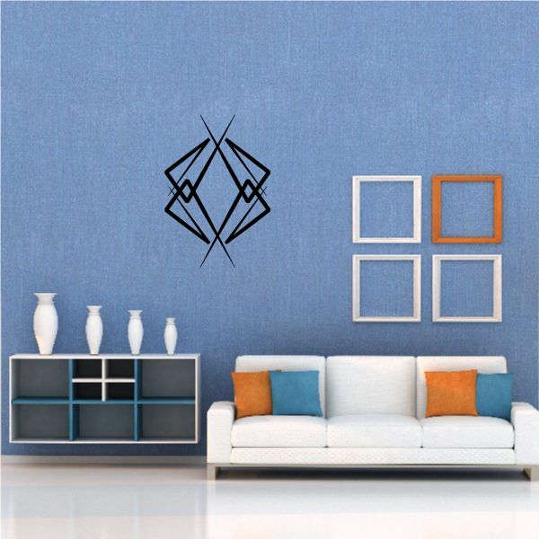 Tribal Pinstripe Wall Decal - Vinyl Decal - Car Decal - 583