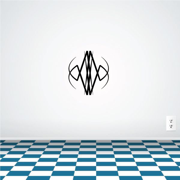 Tribal Pinstripe Wall Decal - Vinyl Decal - Car Decal - 584